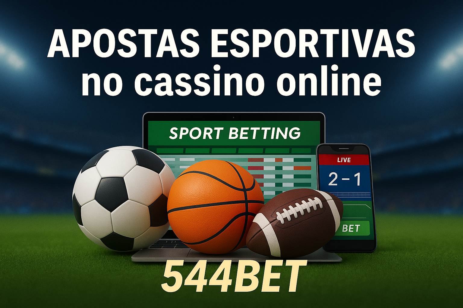 Apostas esportivas no cassino online 544BET