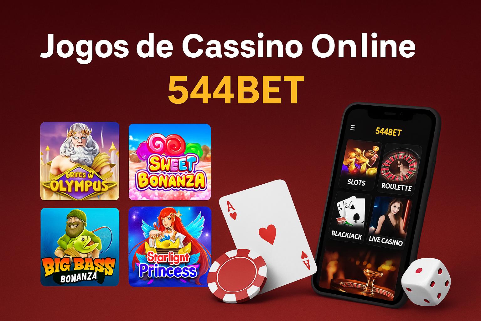 Jogos de cassino online inovadores e emocionantes na 544BET